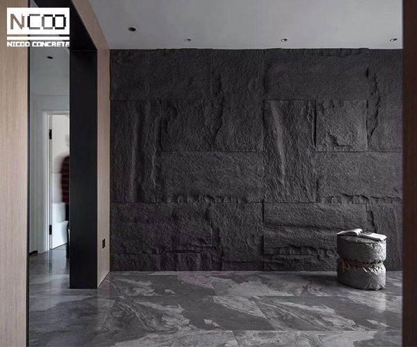 Black Mountain Rock Textured Wall Slate Decorative Stone Wall Tiles