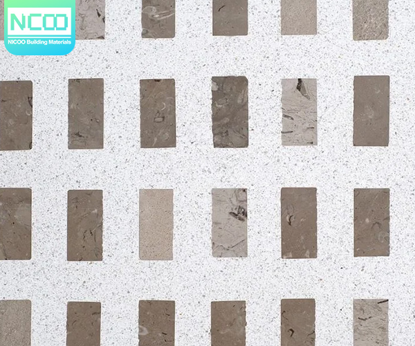 Unique Design Large Marble Chips Mosaic Terrazzo Plate Floor Tiles 1200*600 Artificial Terrazzo Stone
