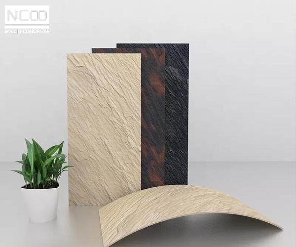 Eco-friendly Flexible Tiles MCM Artificial Stone Tile For Building Exterior Wall Decoration