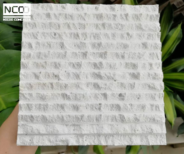 Pearl White Travertine Cement Panel for Wall Cladding