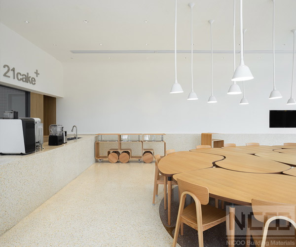 Cafe+ Colorful Inorganic Terrazzo Floor Parquet